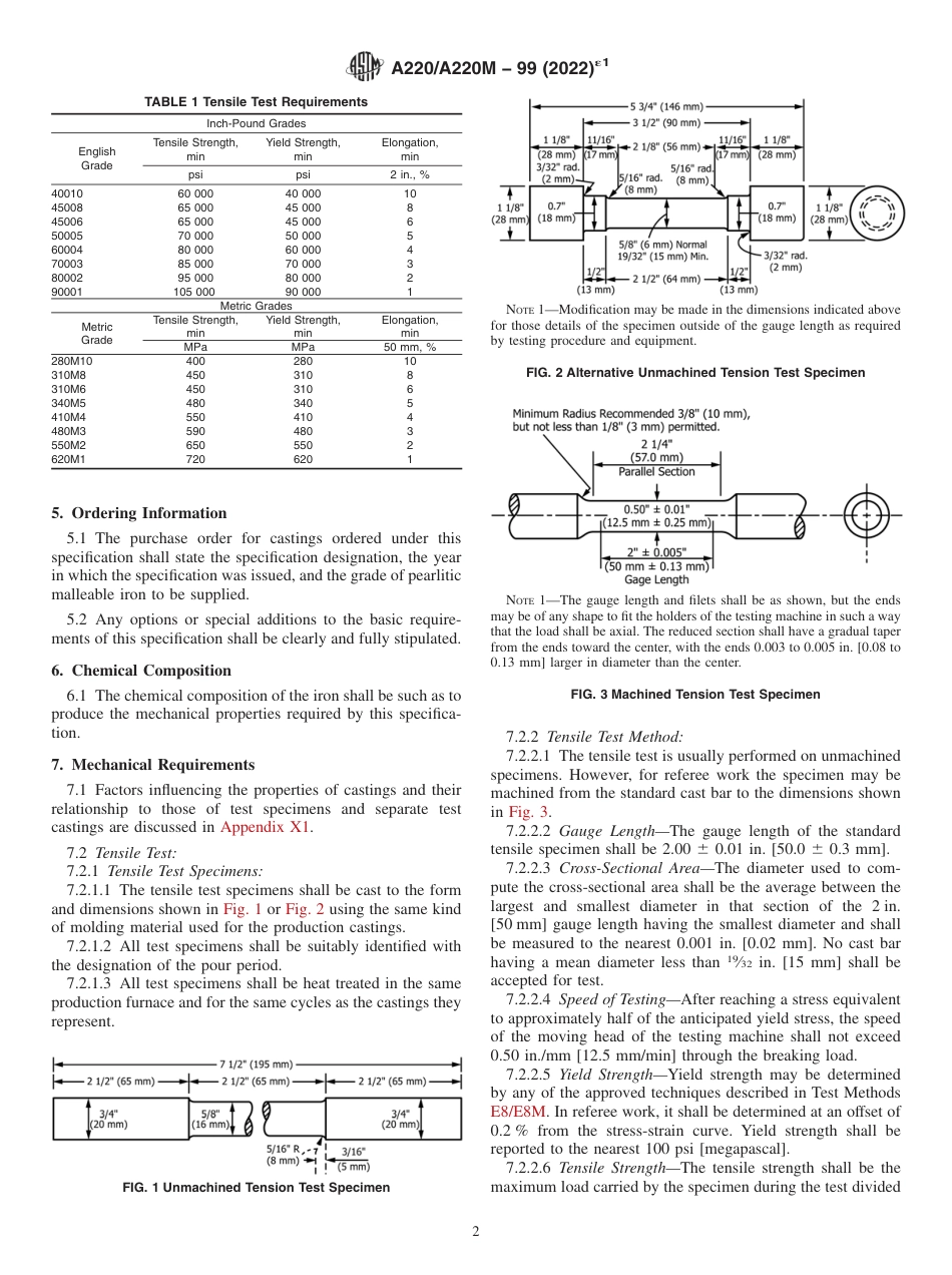 ASTM A220 - A 220M - 99 (2022)e1.pdf_第2页