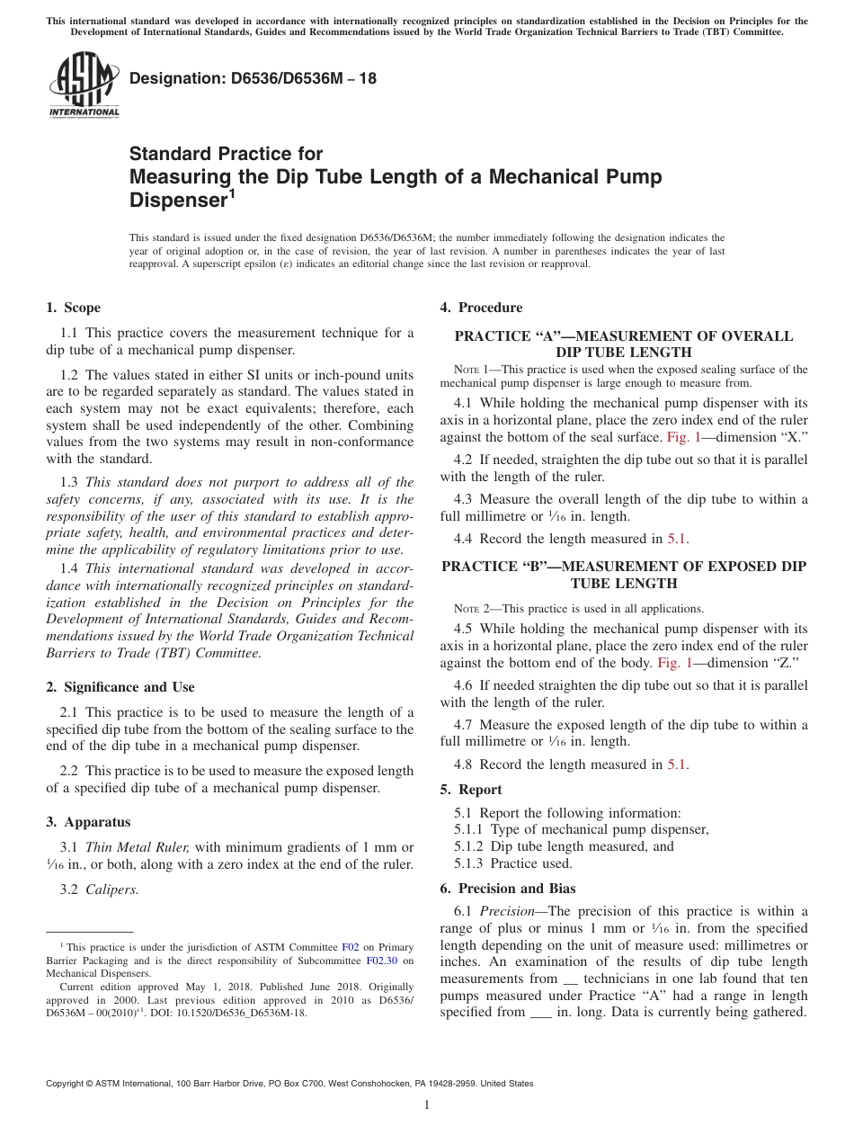 ASTM D6536 - D 6536M - 18.pdf_第1页