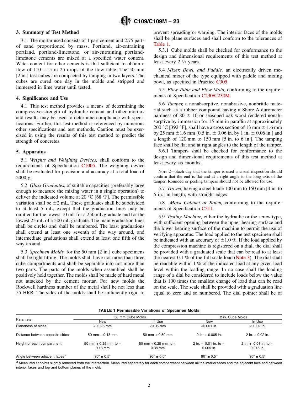 ASTM C109 - C 109M - 23.pdf_第2页