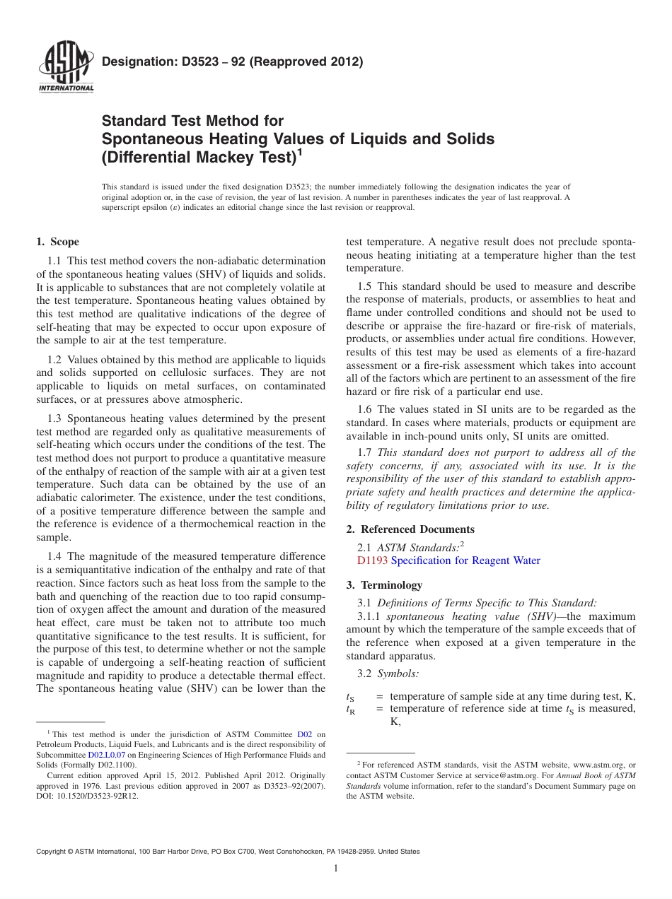 ASTM D3523 - 92 (2012).pdf_第1页