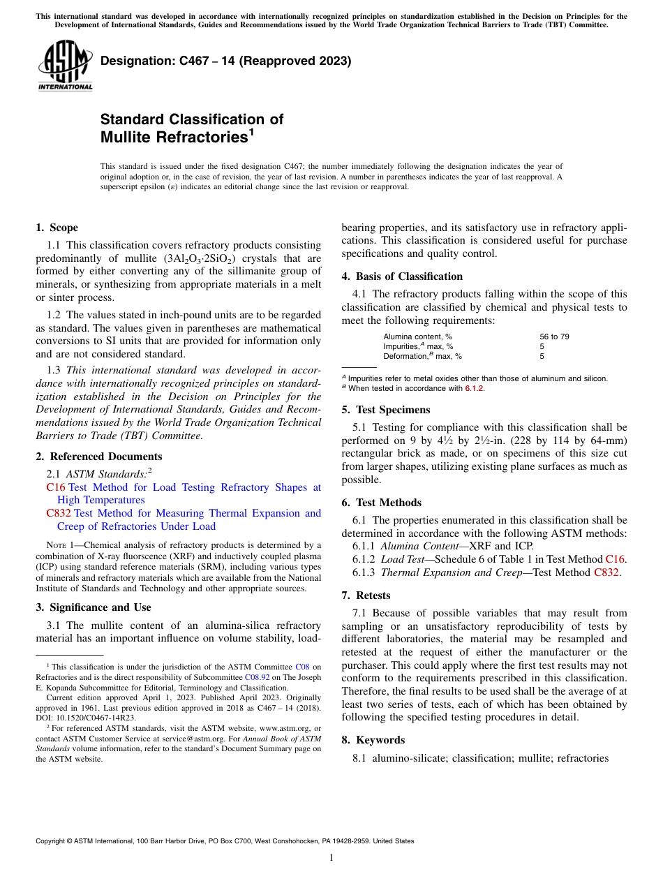 ASTM C467 - 14 (2023).pdf_第1页