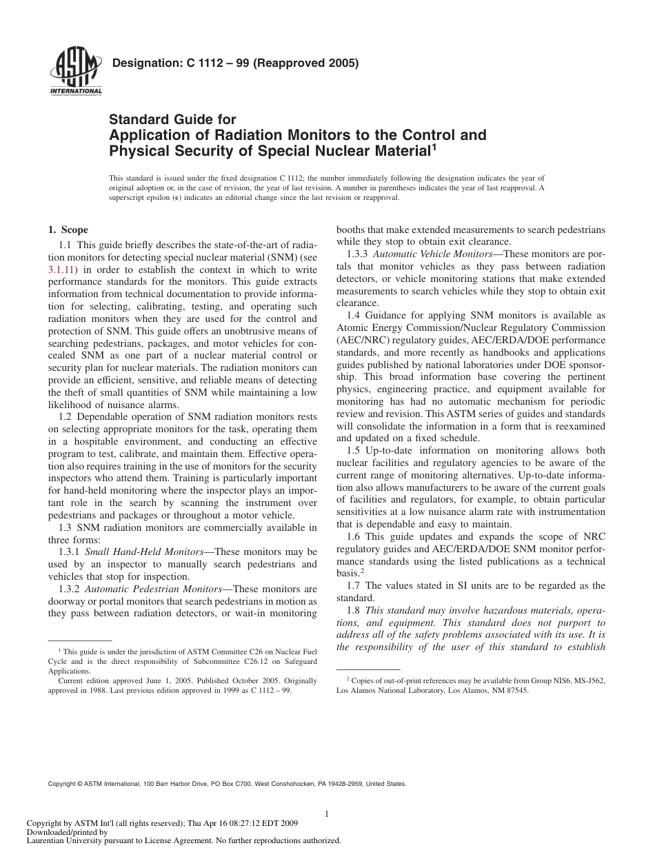 ASTM C1112 - 99 (2005).pdf_第1页