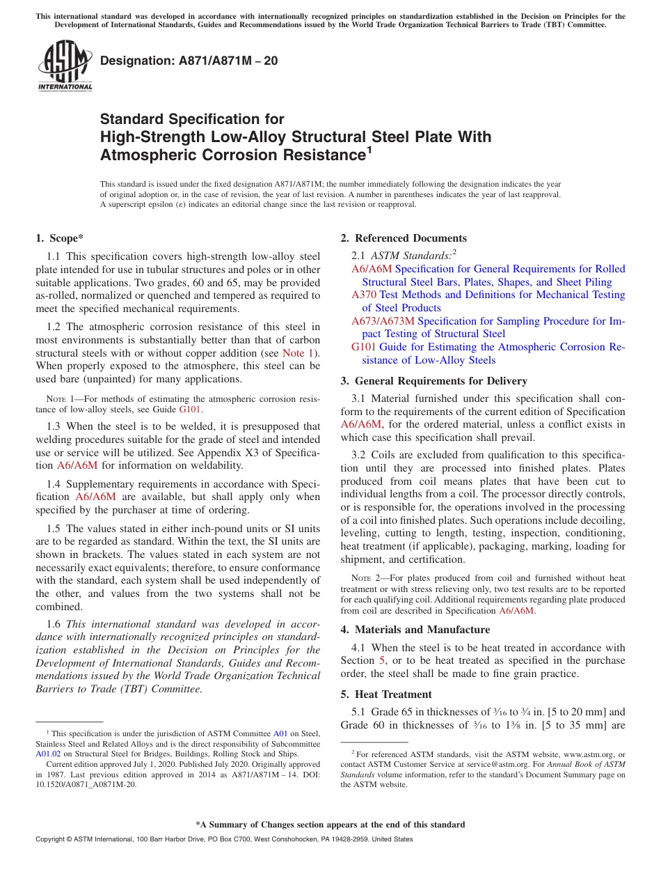 ASTM A871 - A 871M - 20.pdf_第1页