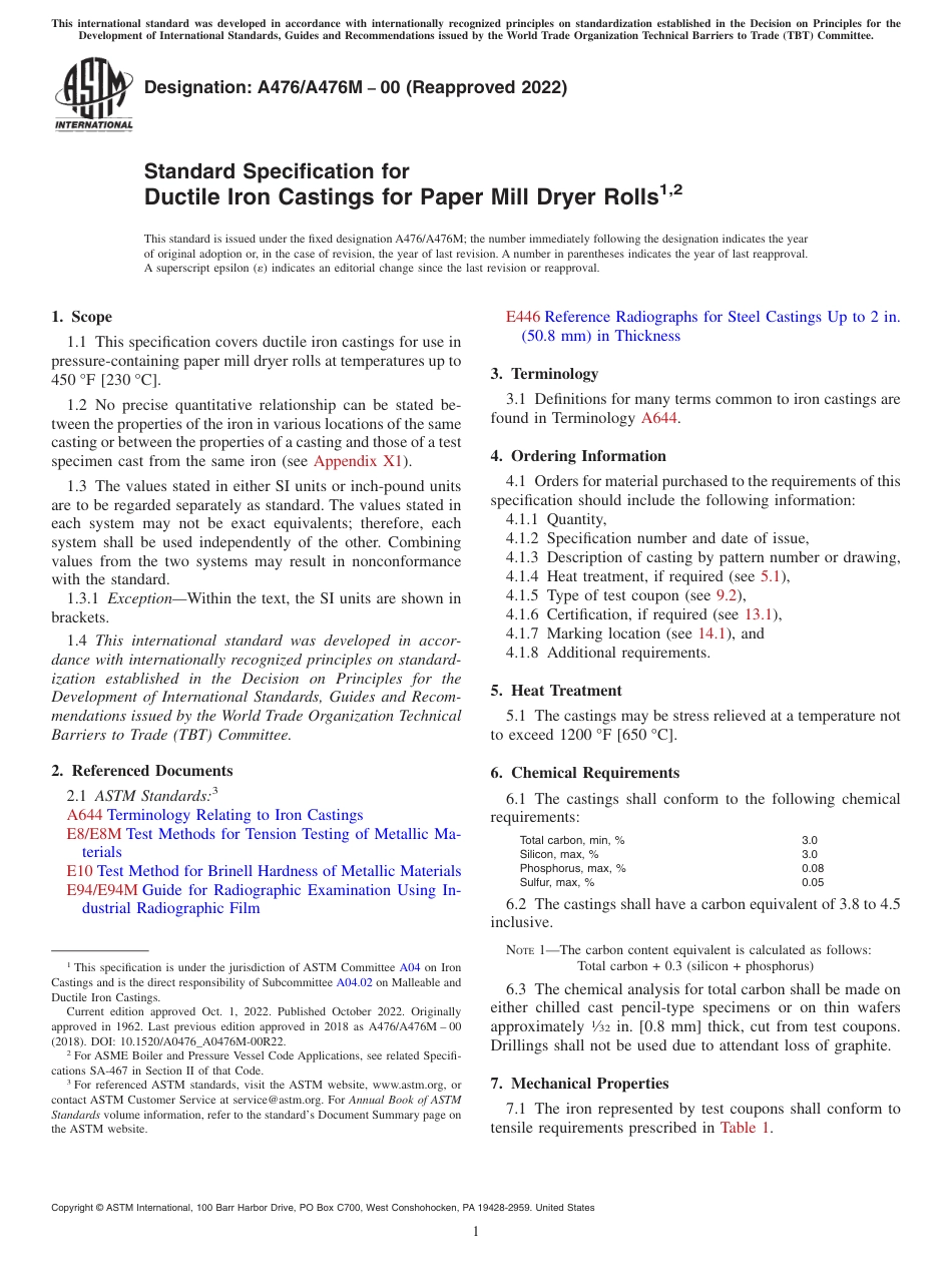 ASTM A476 - A 476M - 00 (2022).pdf_第1页