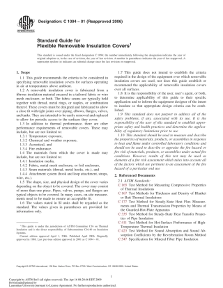 ASTM C1094 - 01 (2006).pdf