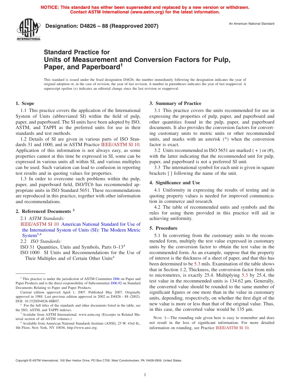 ASTM D4826 - 88 (2007).pdf_第1页