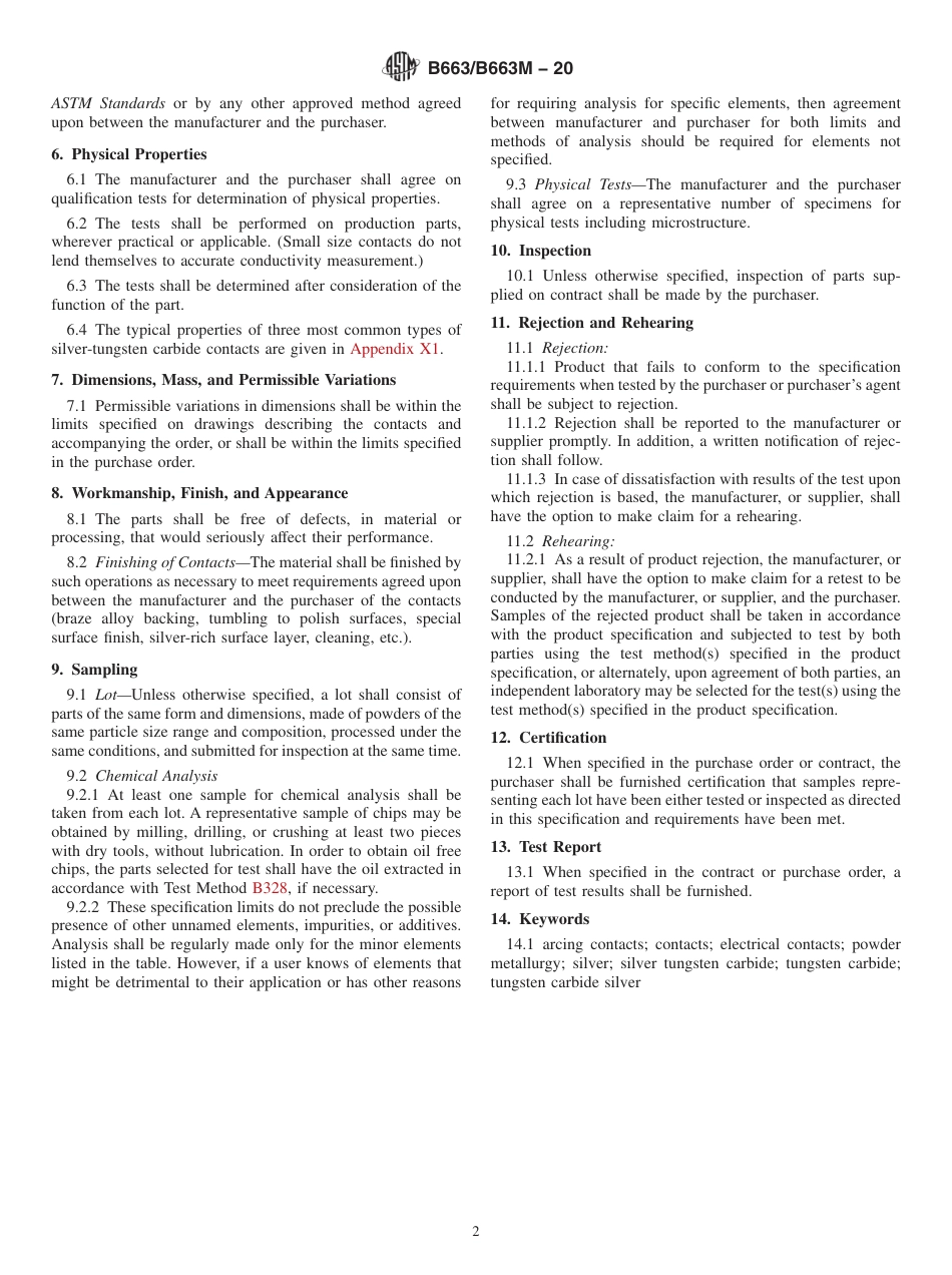 ASTM B663 - B 663M - 20.pdf_第2页