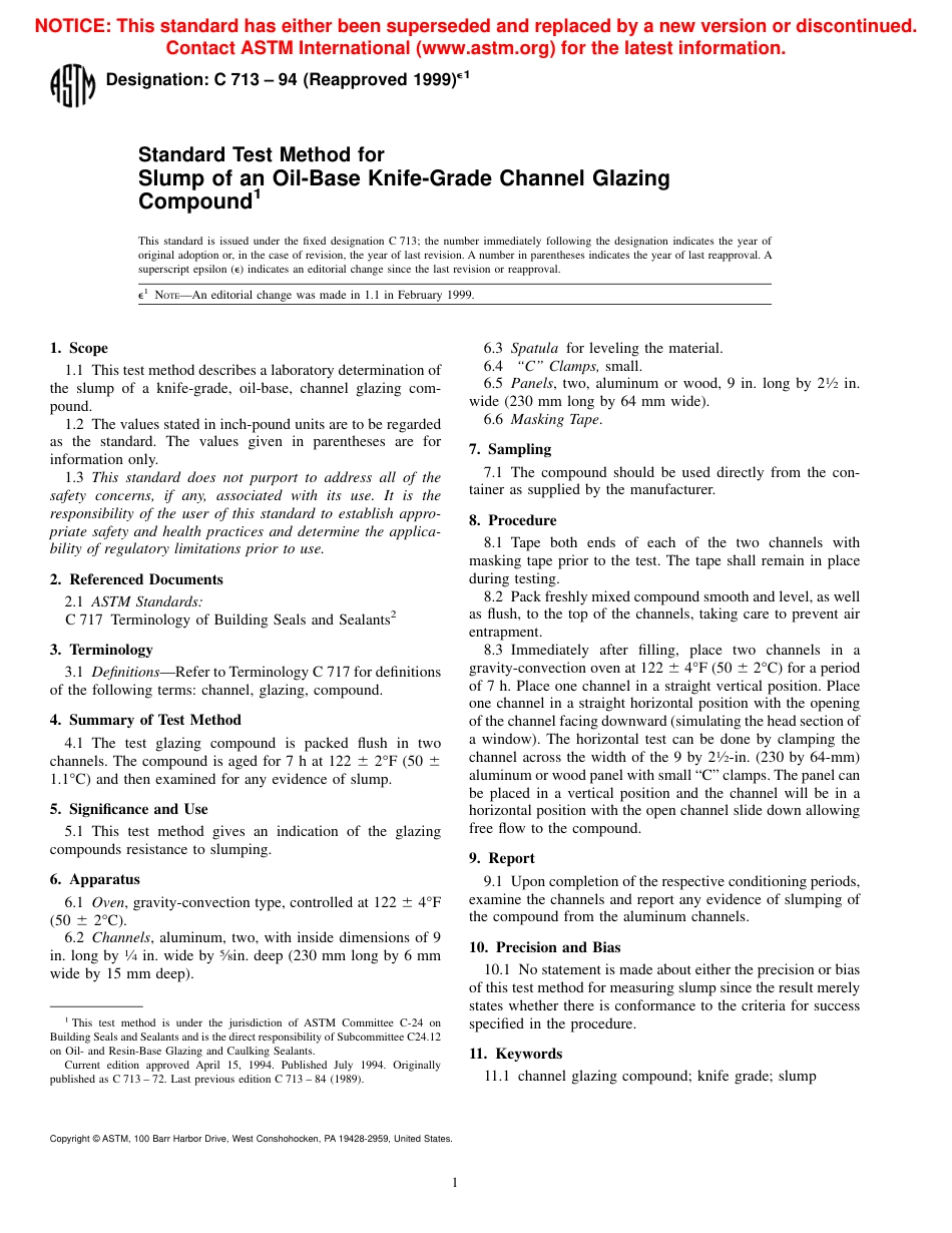 ASTM C713 - 94 (1999)e1.pdf_第1页