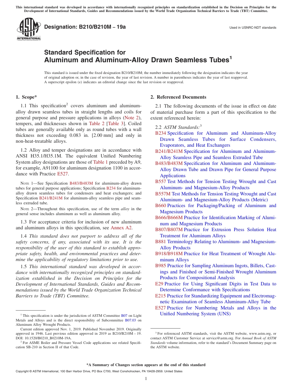 ASTM B210 - B 210M - 19a.pdf_第1页