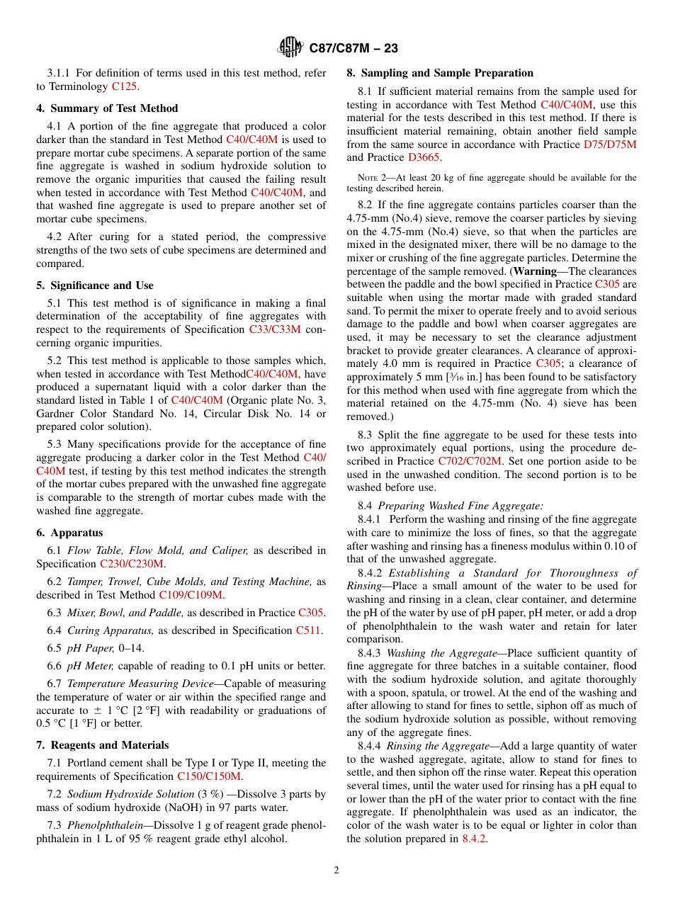 ASTM C87 - C 87M - 23.pdf_第2页
