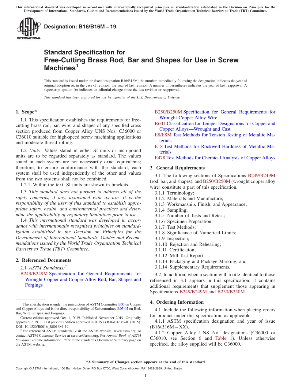 ASTM B16 - B 16M - 19.pdf_第1页