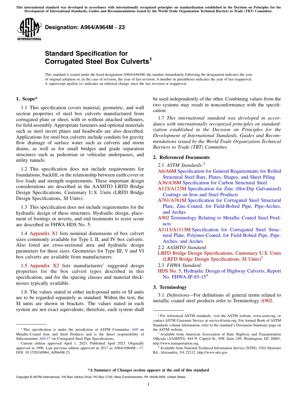 ASTM A964 - A 964M - 23.pdf_第1页