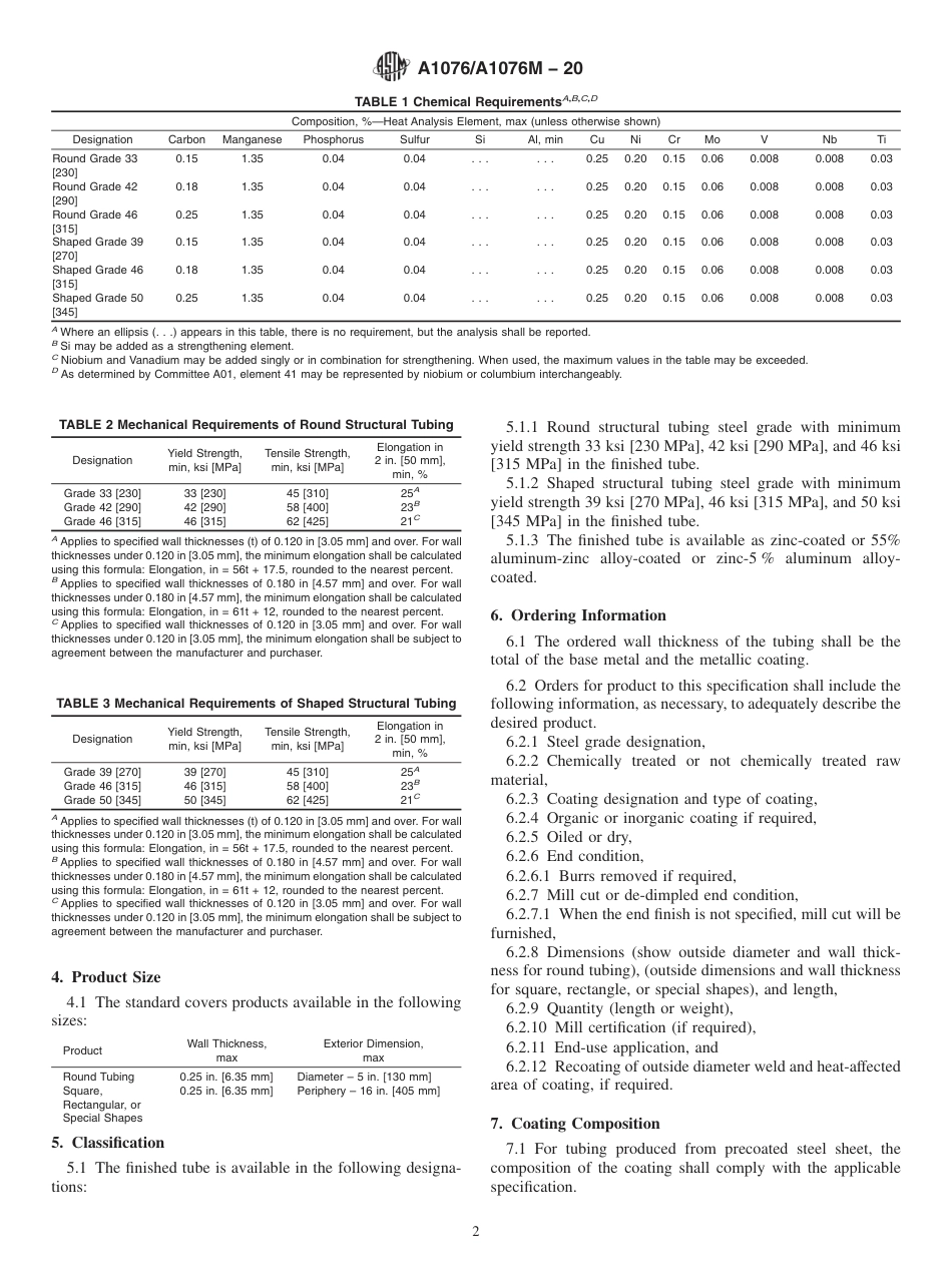 ASTM A1076 - A 1076M - 20.pdf_第2页