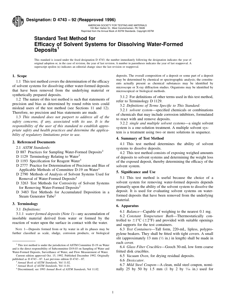 ASTM D4743 - 92 (1996).pdf_第1页