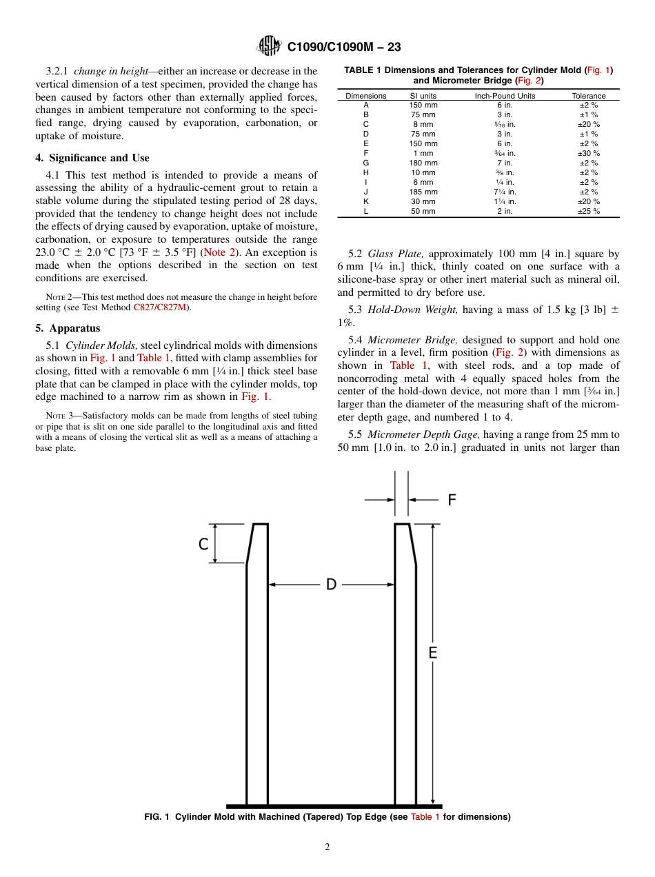 ASTM C1090 - C 1090M - 23.pdf_第2页