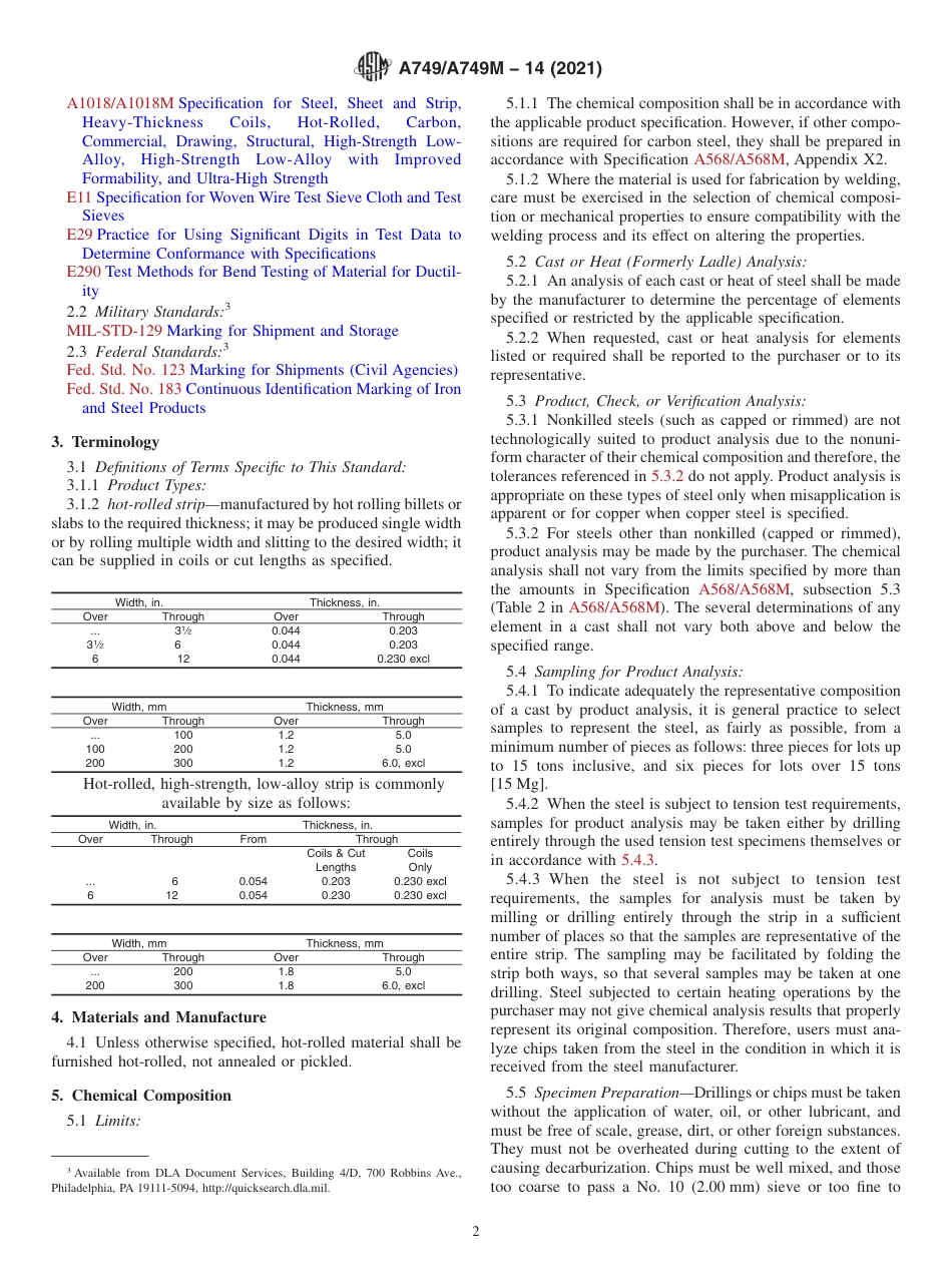 ASTM A749 - A 749M - 14 (2021).pdf_第2页