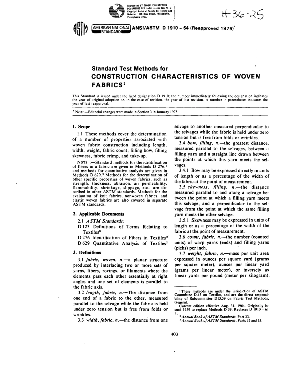 ASTM D1910 - 64 (1975)e1 scan.pdf_第1页