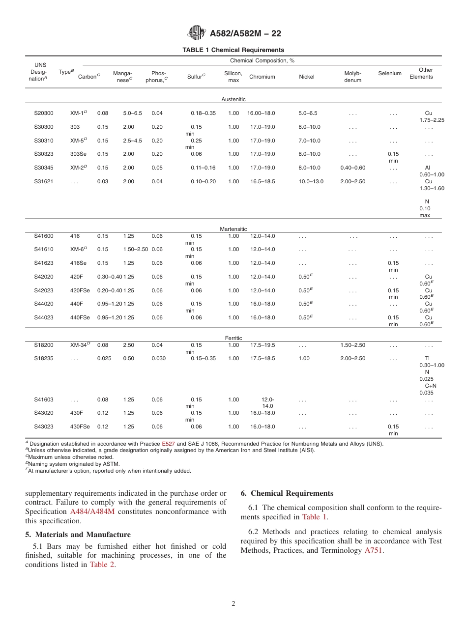 ASTM A582 - A 582M - 22.pdf_第2页