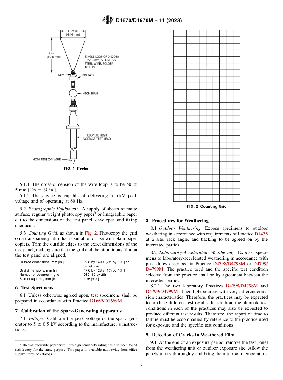 ASTM D1670 - D 1670M - 11 (2023).pdf_第2页