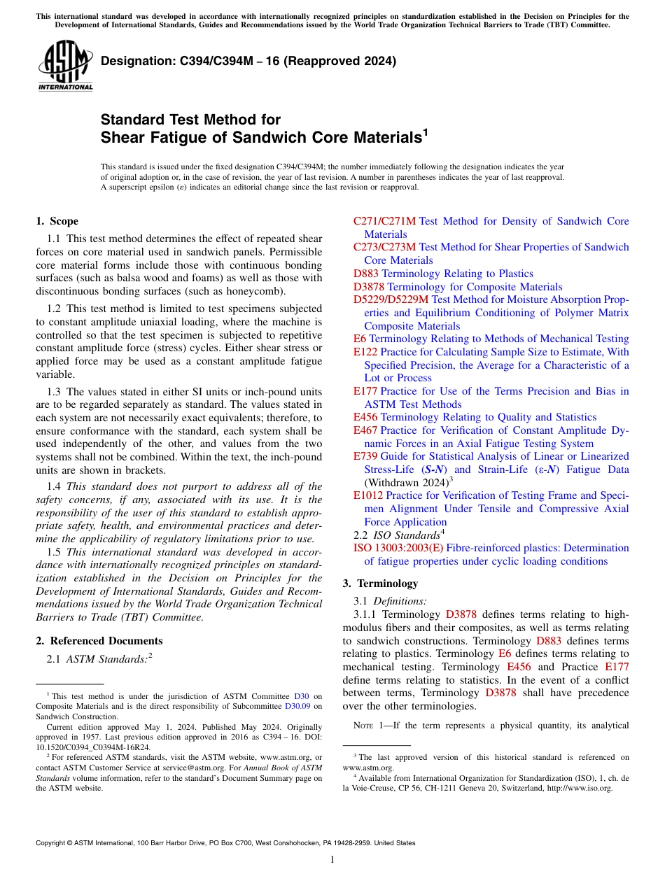 ASTM C394 - C 394M - 16 (2024).pdf_第1页