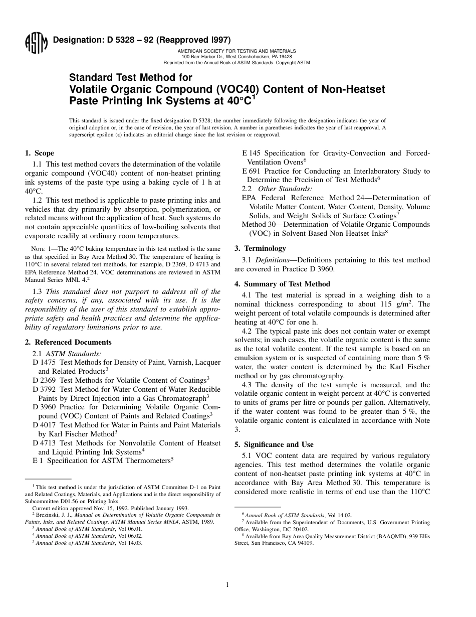 ASTM D5328 - 92 (1997).pdf_第1页