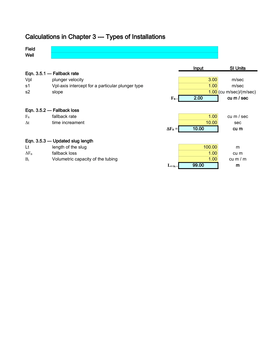 API RP 11V10-2008 SI Units Calculators.xls_第2页