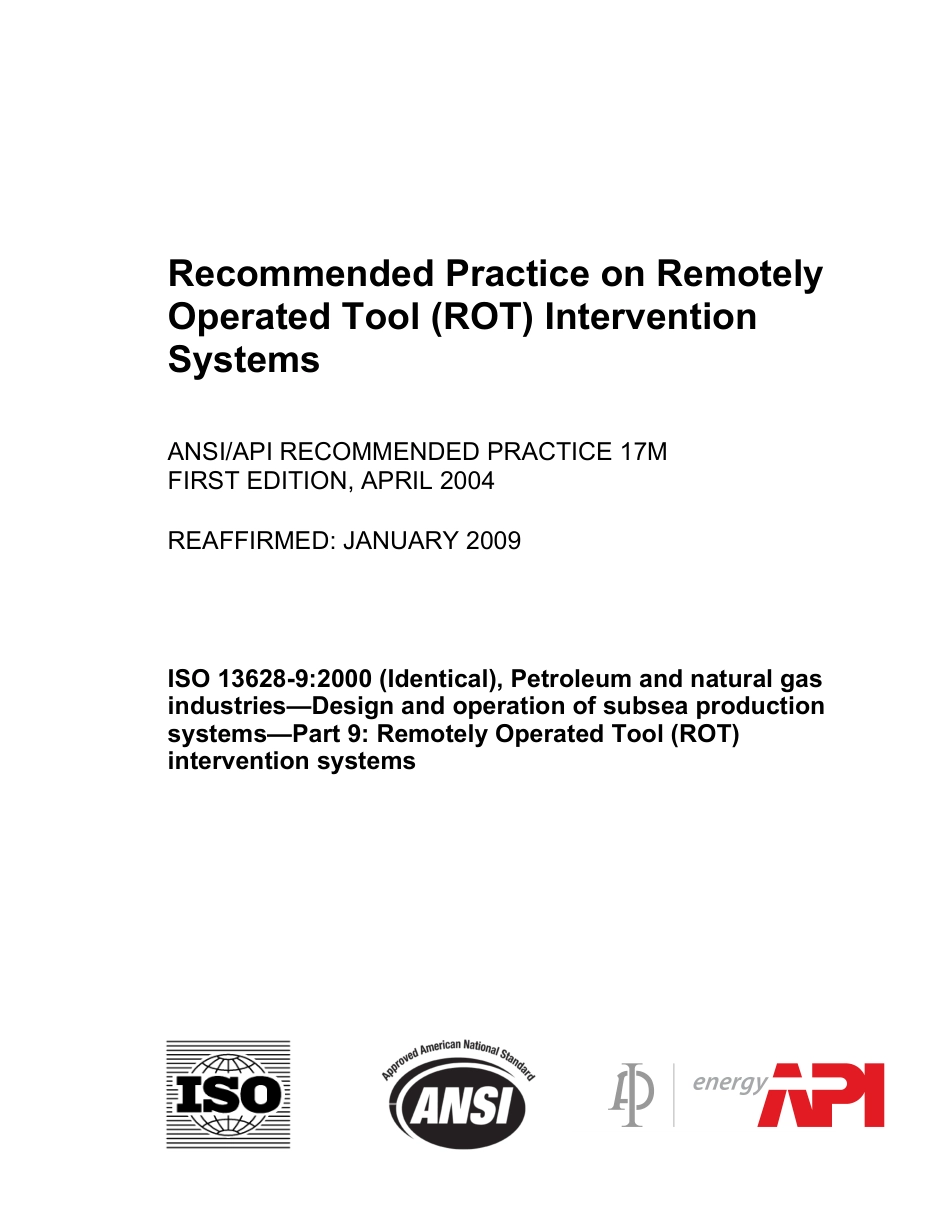 ANSI API RP 17M-2004 (2009).pdf_第1页
