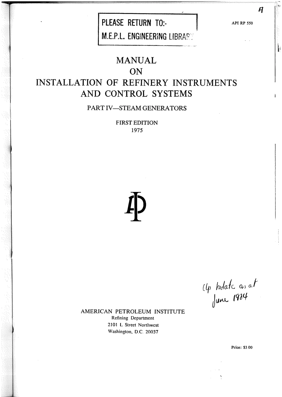 API RP 550-4-1975 scan.pdf_第2页