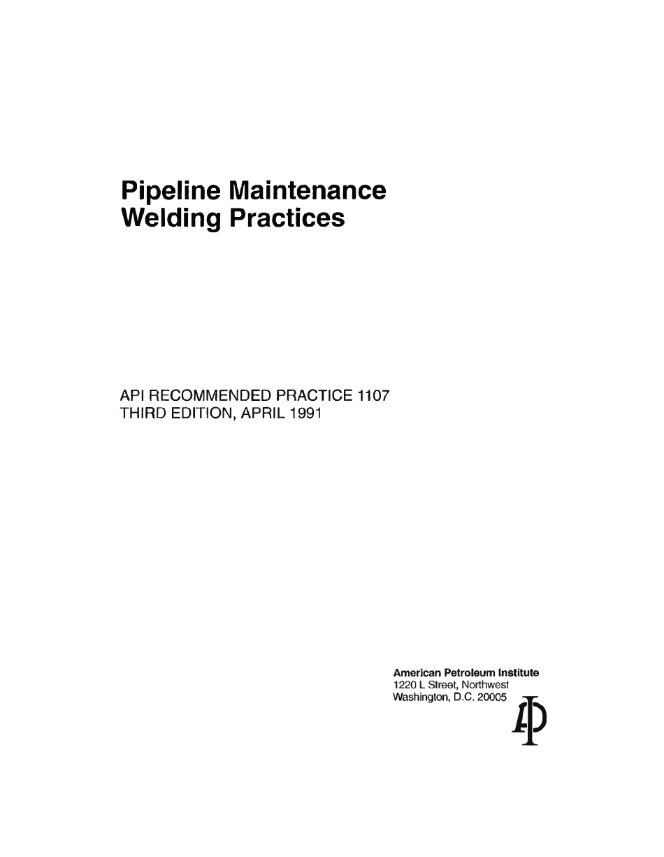 API RP 1107-1991 scan.pdf_第2页