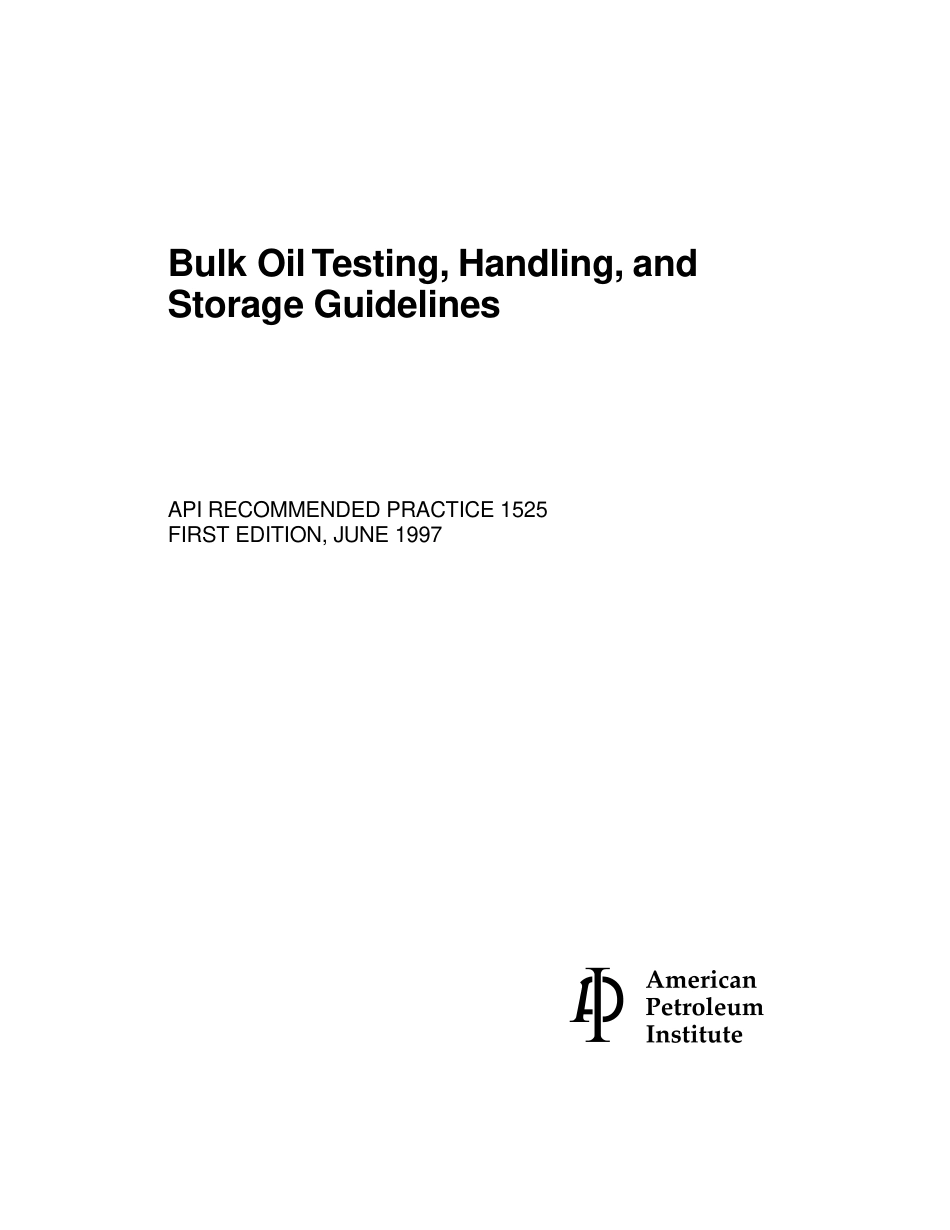 API RP 1525-1997.pdf_第1页