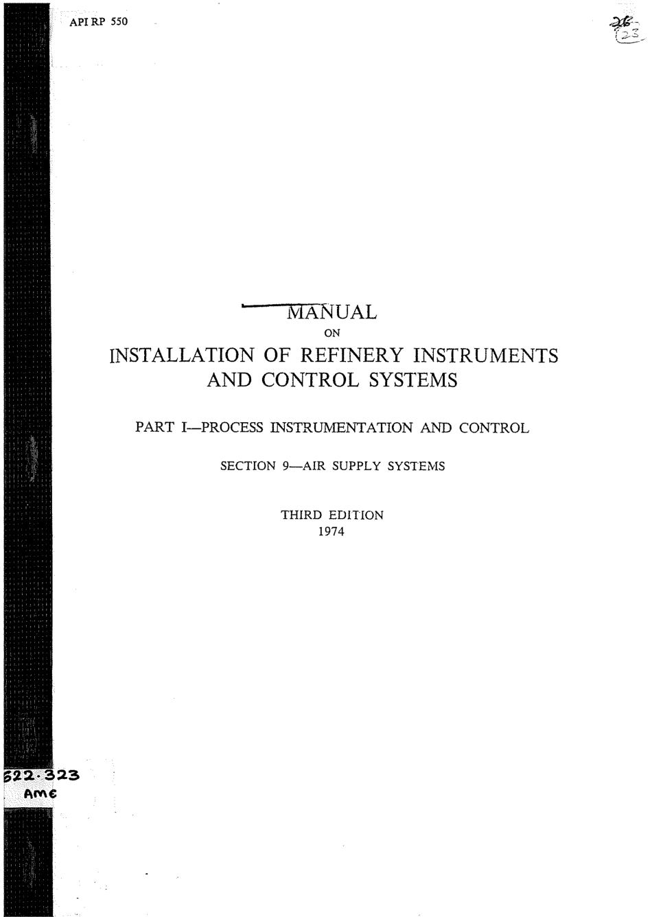 API RP 550-1-9-1974 scan.pdf_第1页