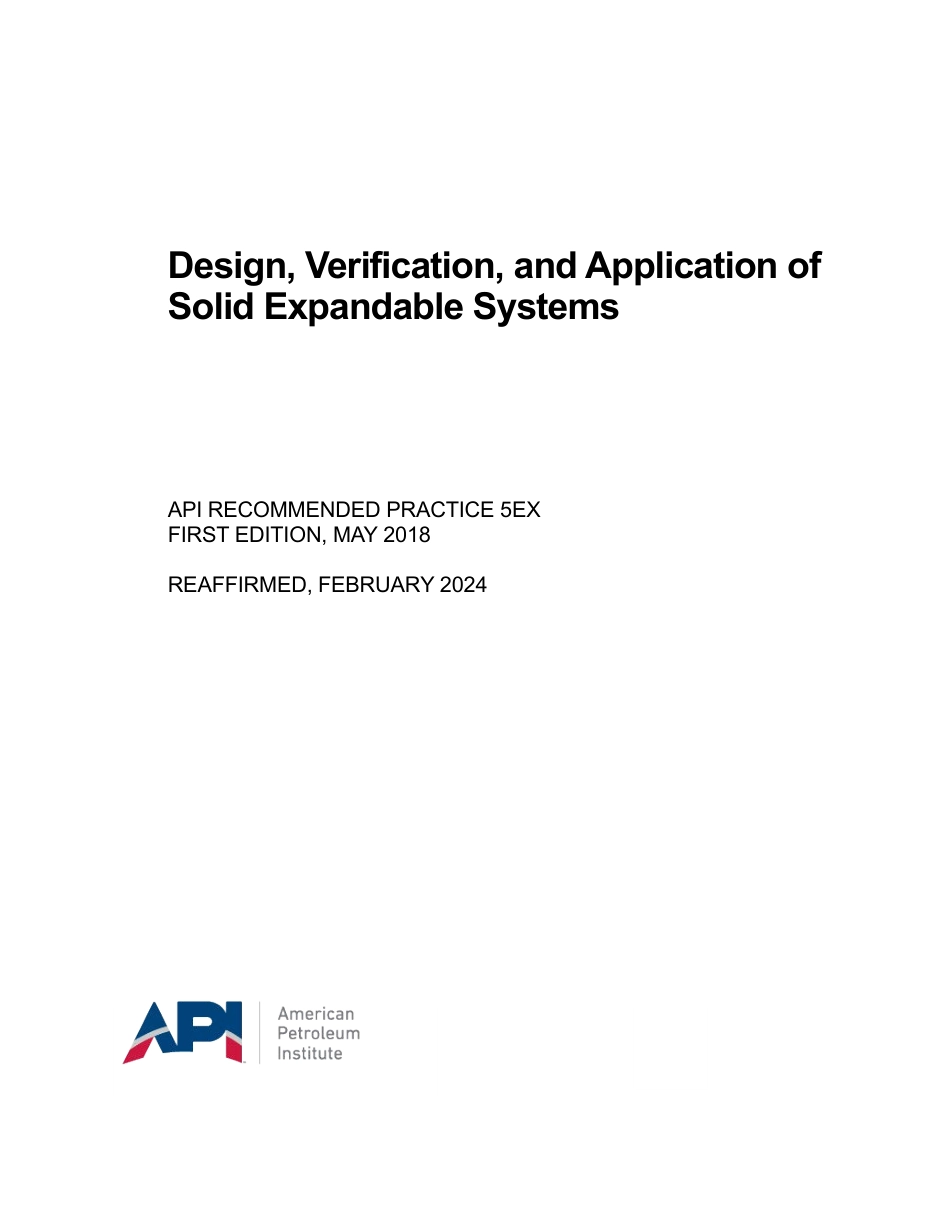 API RP 5EX-2018 (2024).pdf_第1页