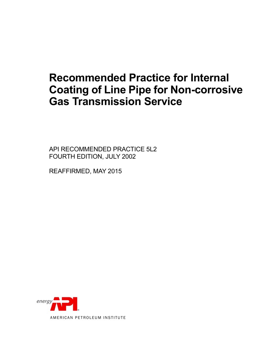 API RP 5L2-2002 (2015).pdf_第1页
