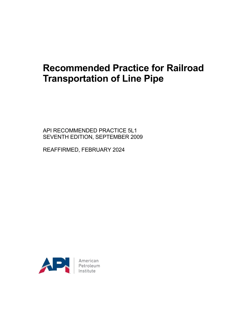 API RP 5L1-2009 (2024).pdf_第1页