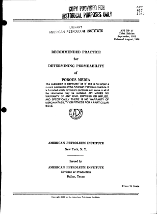 API RP 27-1952 (1956) scan.pdf