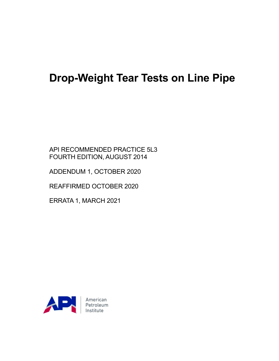 API RP 5L3-2014 (2021).pdf_第1页