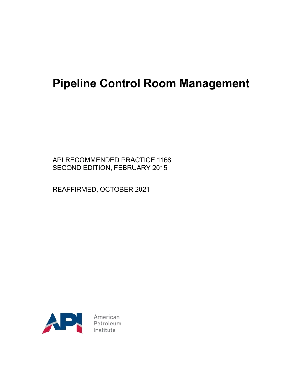 API RP 1168-2015 (2021).pdf_第1页