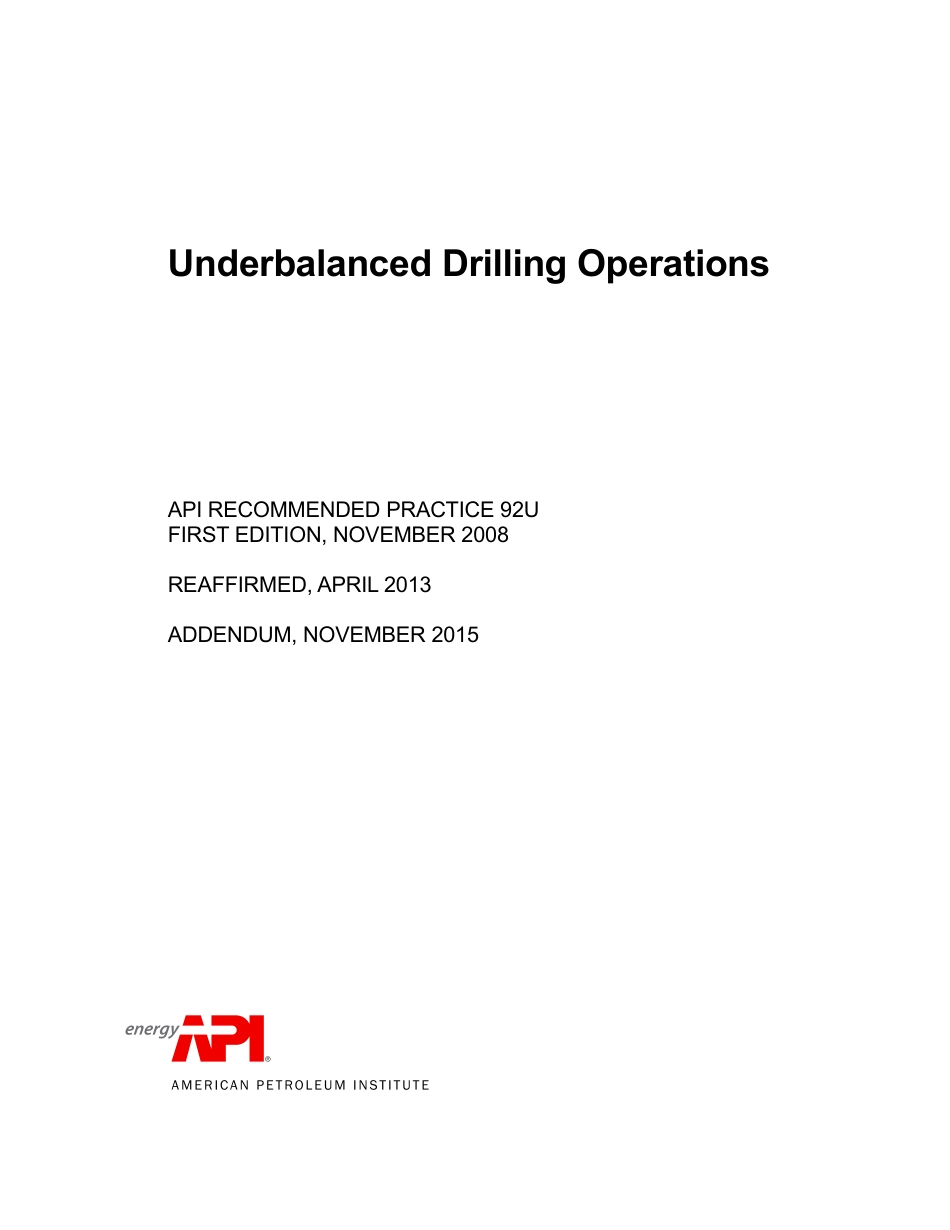 API RP 92U-2008 (2015).pdf_第1页