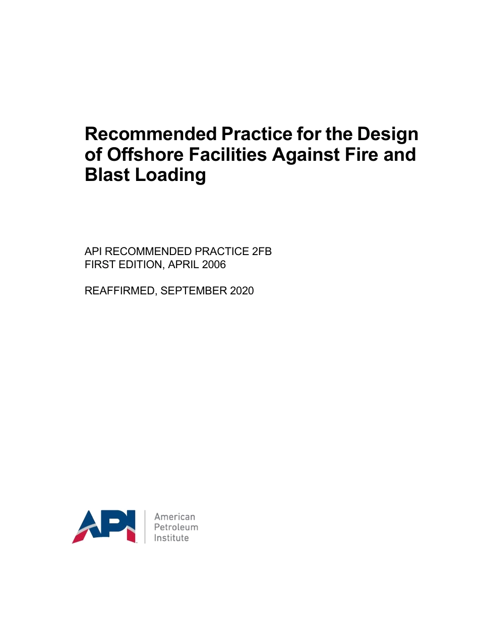 API RP 2FB-2006 (2020).pdf_第1页