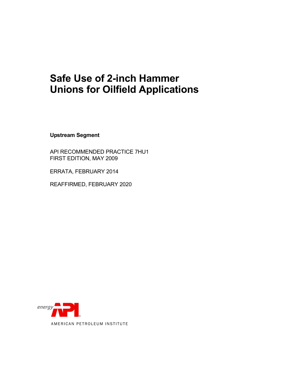 API RP 7HU1-2009 (2020).pdf_第3页