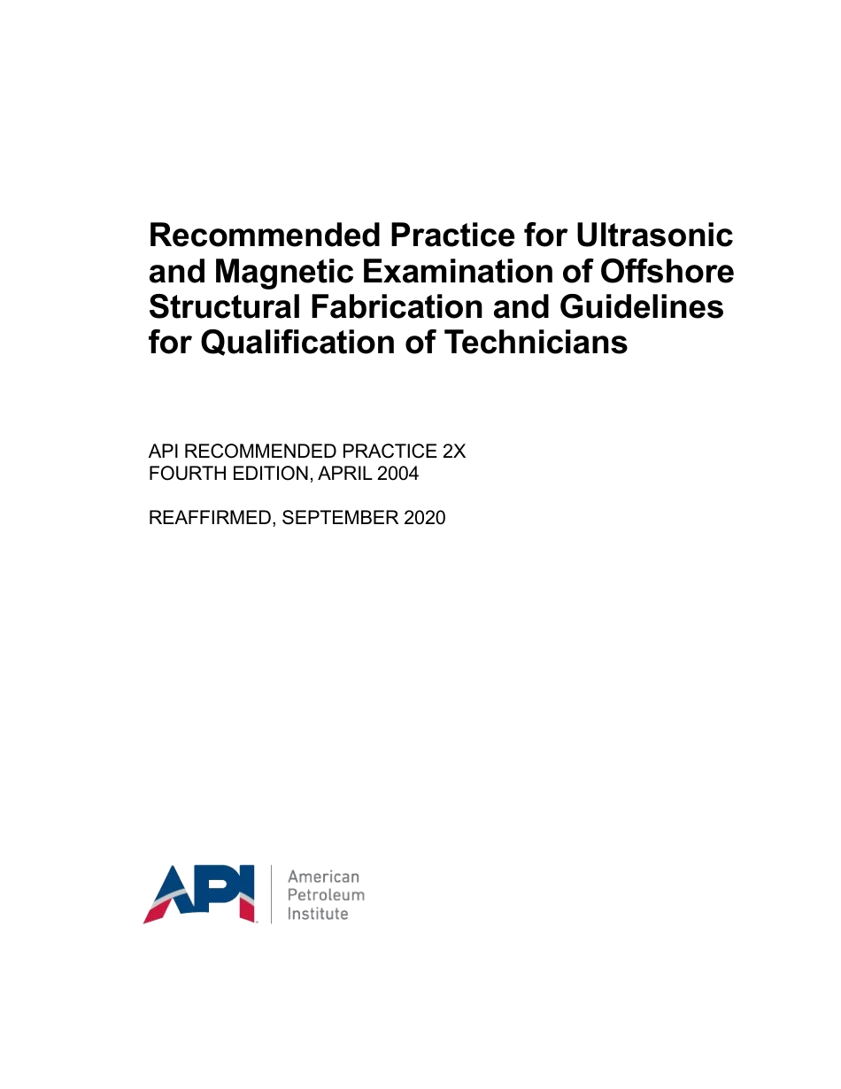 API RP 2X-2004 (2020).pdf_第1页