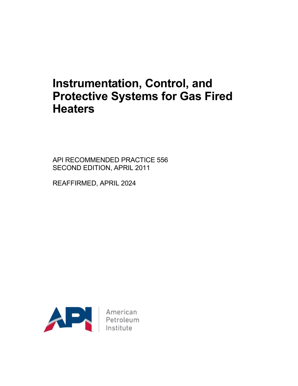 API RP 556-2011 (2024).pdf_第1页