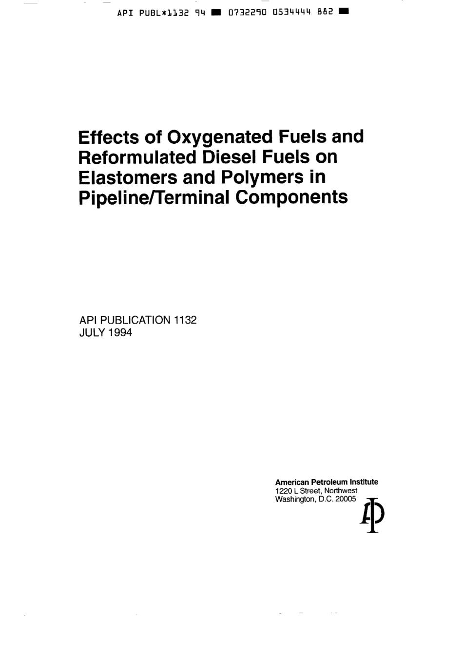 API Publ 1132-1994 scan.pdf_第1页