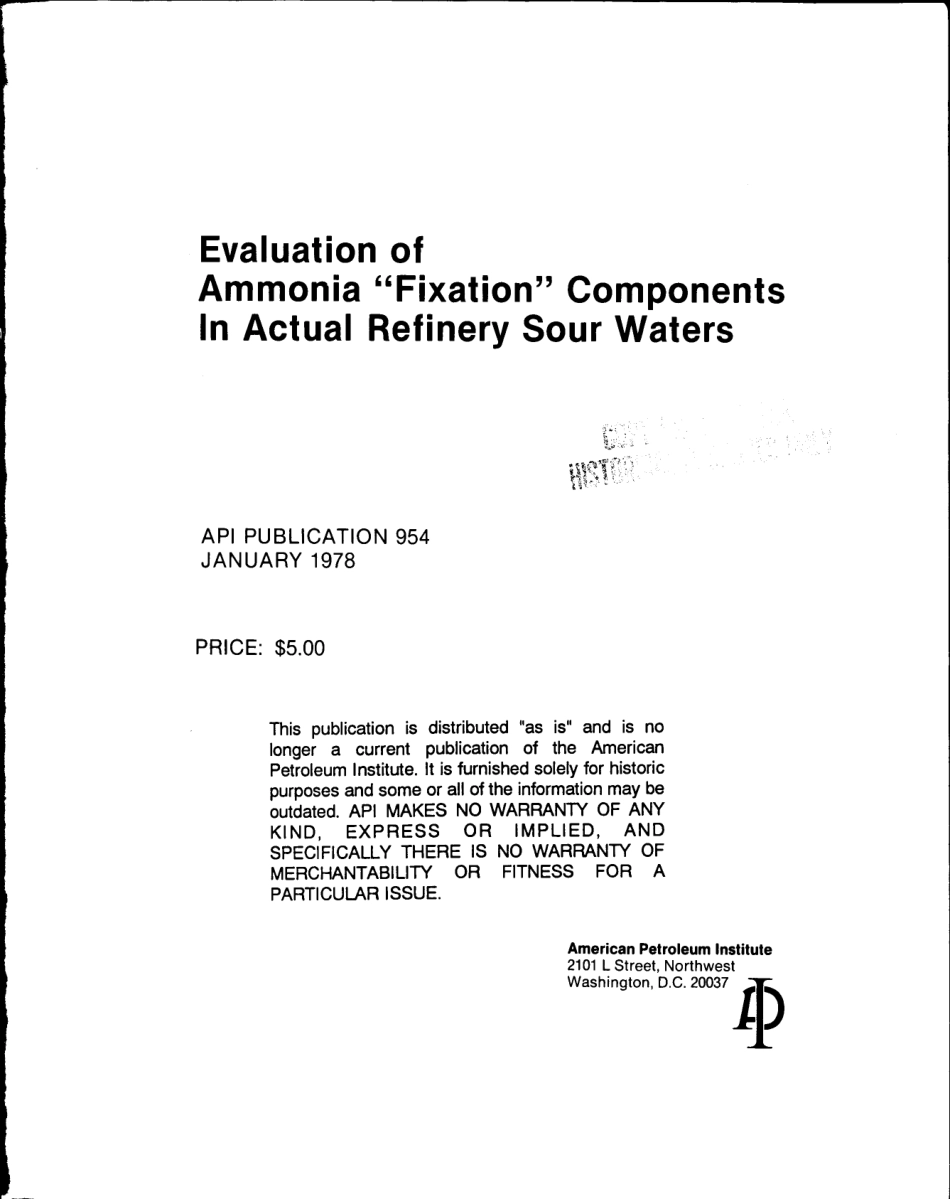 API Publ 954-1978.pdf_第1页