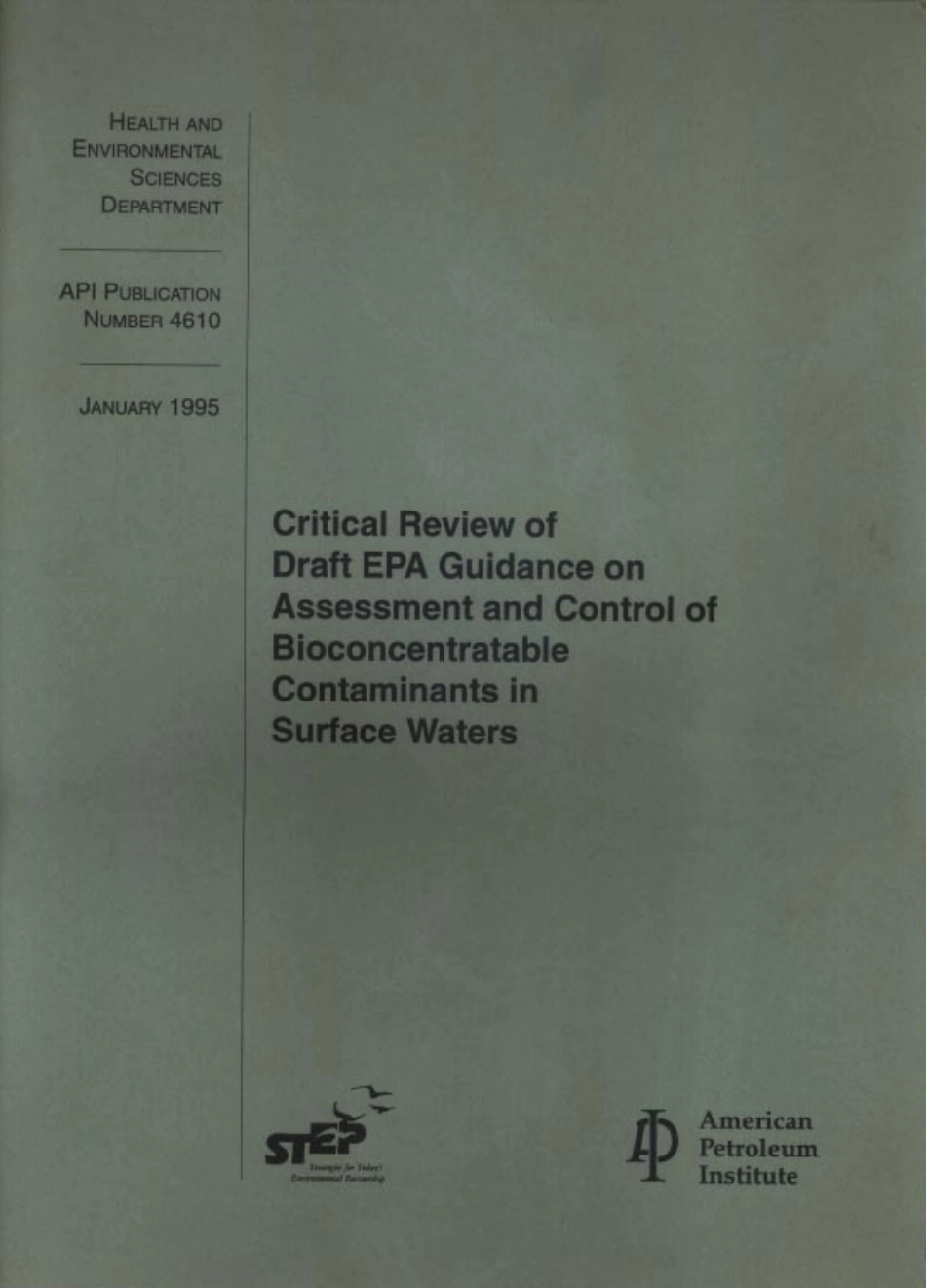 API Publ 4610-1995 scan.pdf_第1页