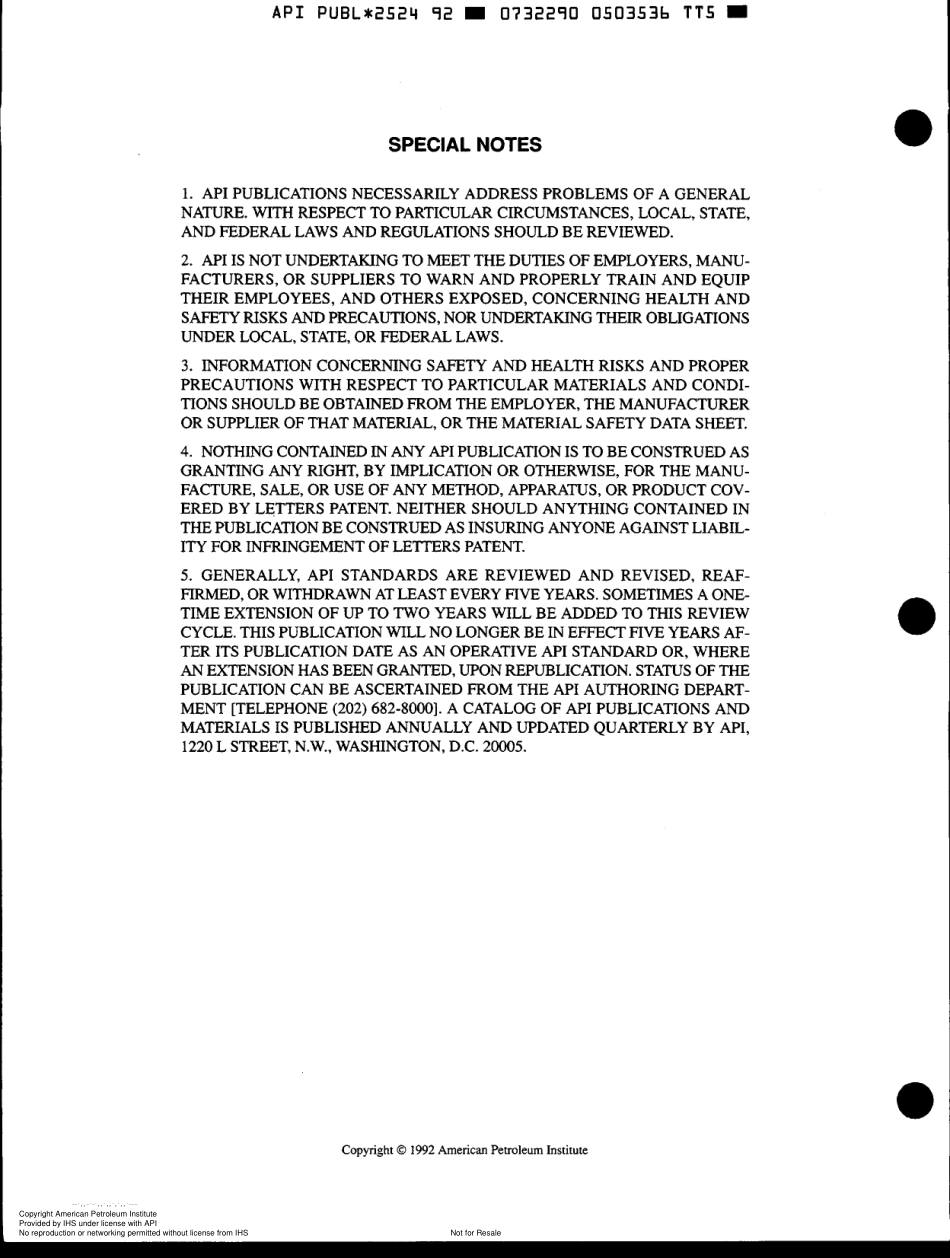 API Publ 2524-1992 (2001) scan.pdf_第3页