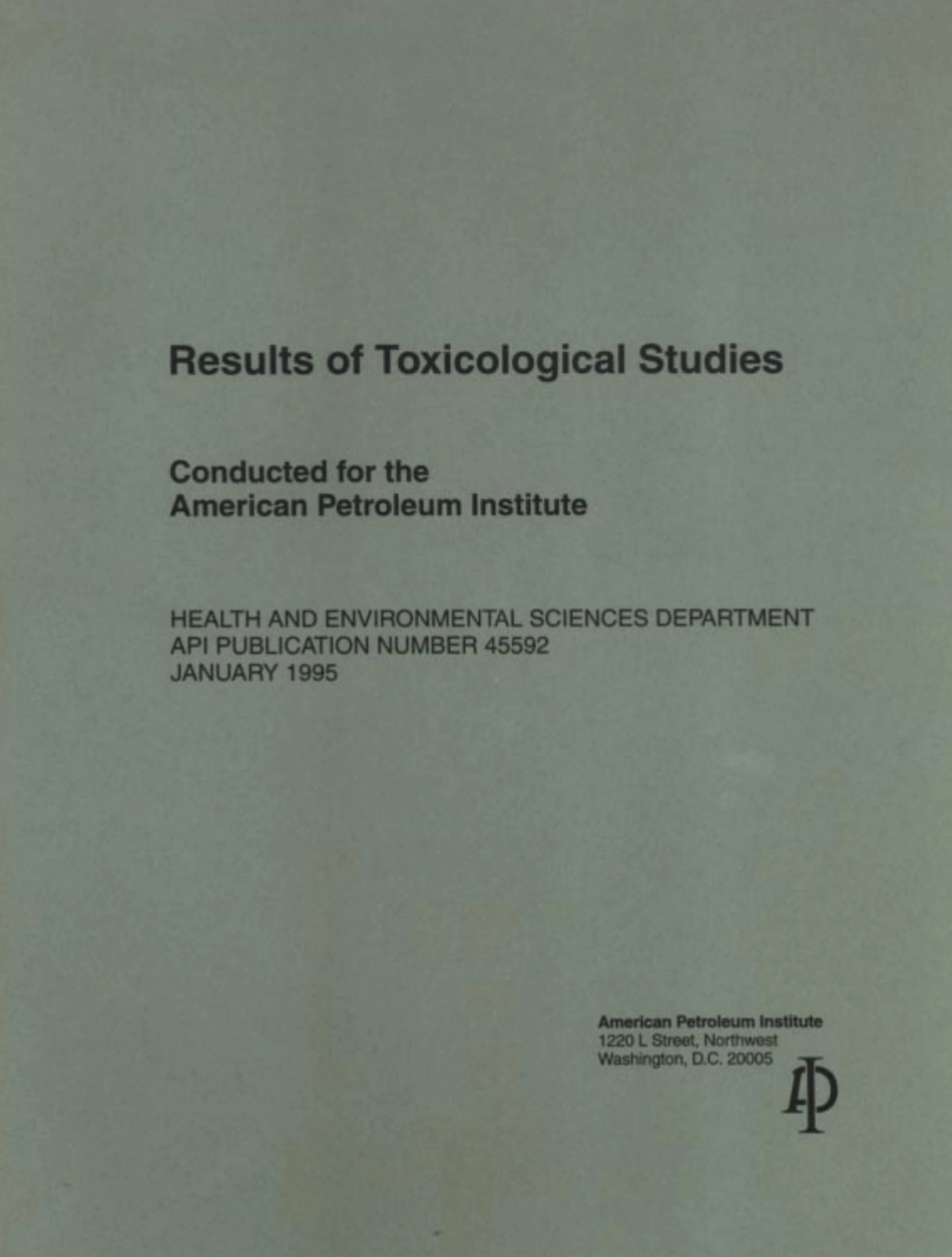 API Publ 45592-1995 scan.pdf_第1页