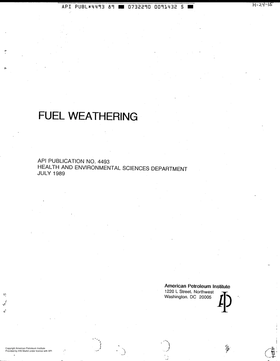 API Publ 4493-1989 scan.pdf_第1页