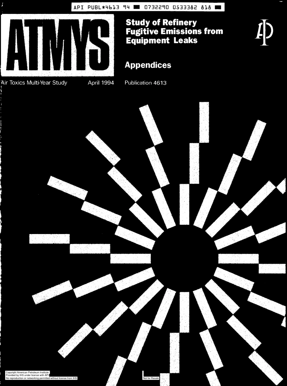 API Publ 4613-1994 scan.pdf_第1页