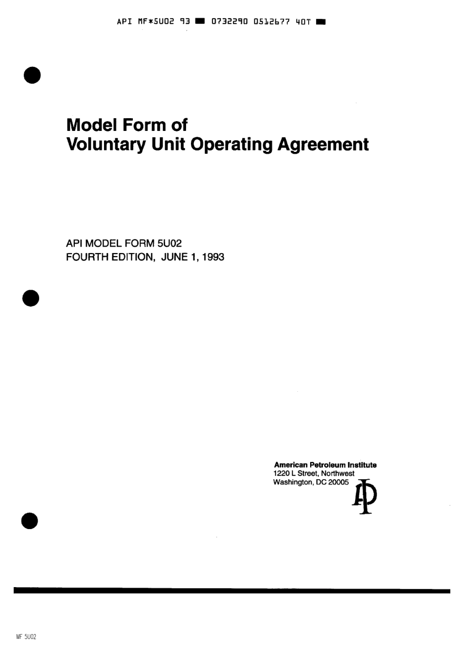 API MF 5U02-1993 scan.pdf_第1页